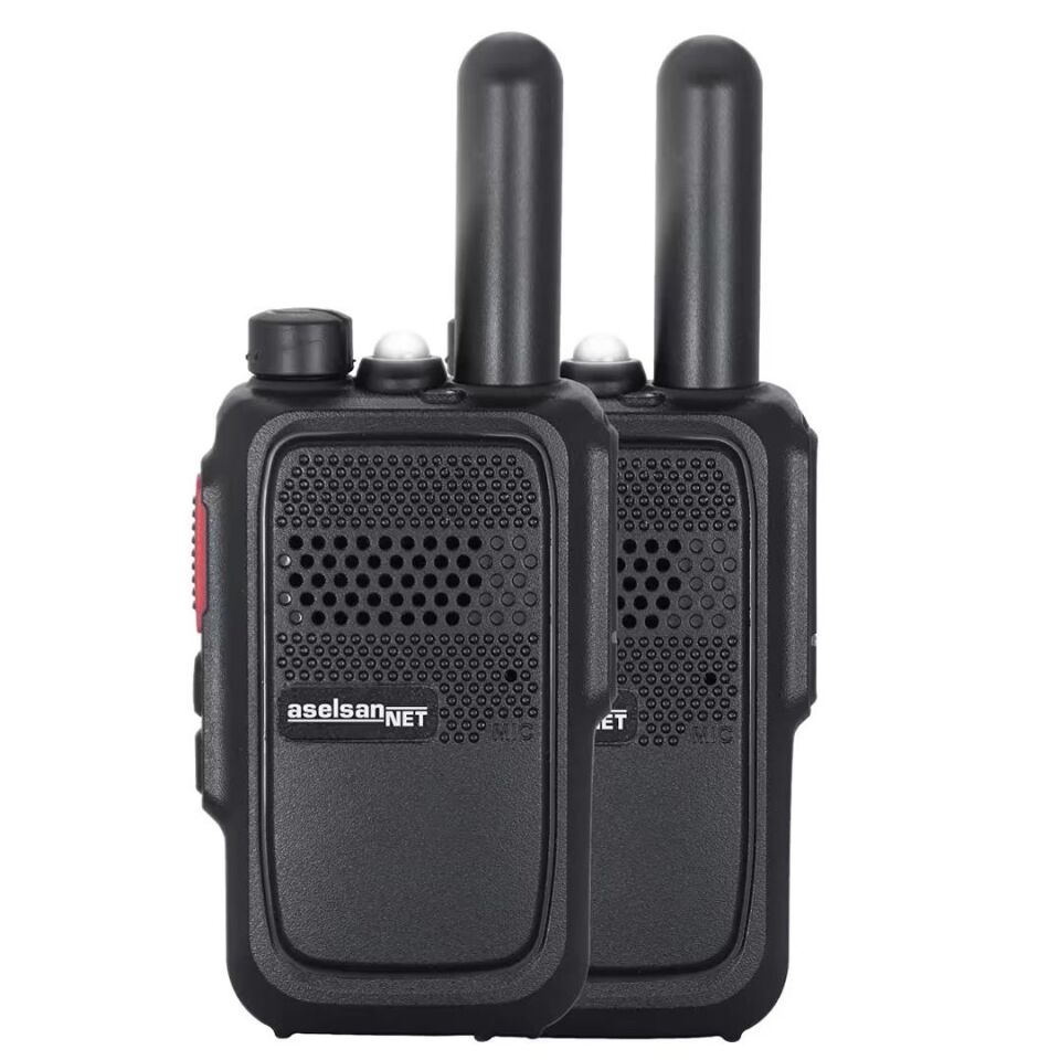 Aselsan PM-580 Pmr 10 Km 16 Kanal + 121 Alt Kanal Şarj Dahil İkili El Telsizi