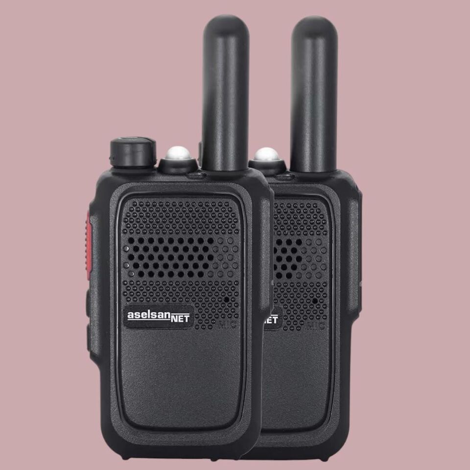 Aselsan PM-580 Pmr 10 Km 16 Kanal + 121 Alt Kanal Şarj Dahil İkili El Telsizi