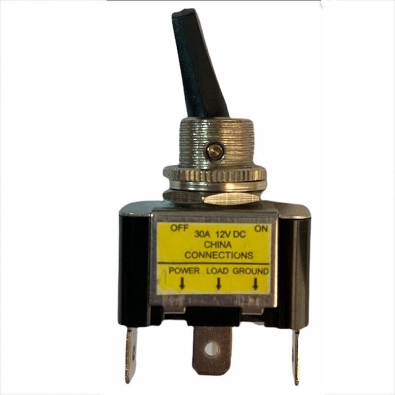 Ayt Ic-151B 12 Volt DC 30 Amper On Off Işıklı Toggle Switch Aç Kapa Anahtar