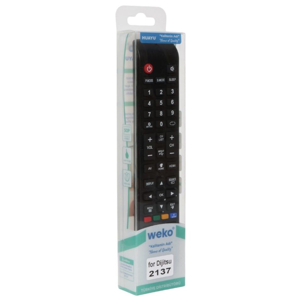 WEKO KL DİJİTSU 55SH * ROSE ATV-232 * TECHNOBOX LCD LED TV KUMANDA (2137=32064)