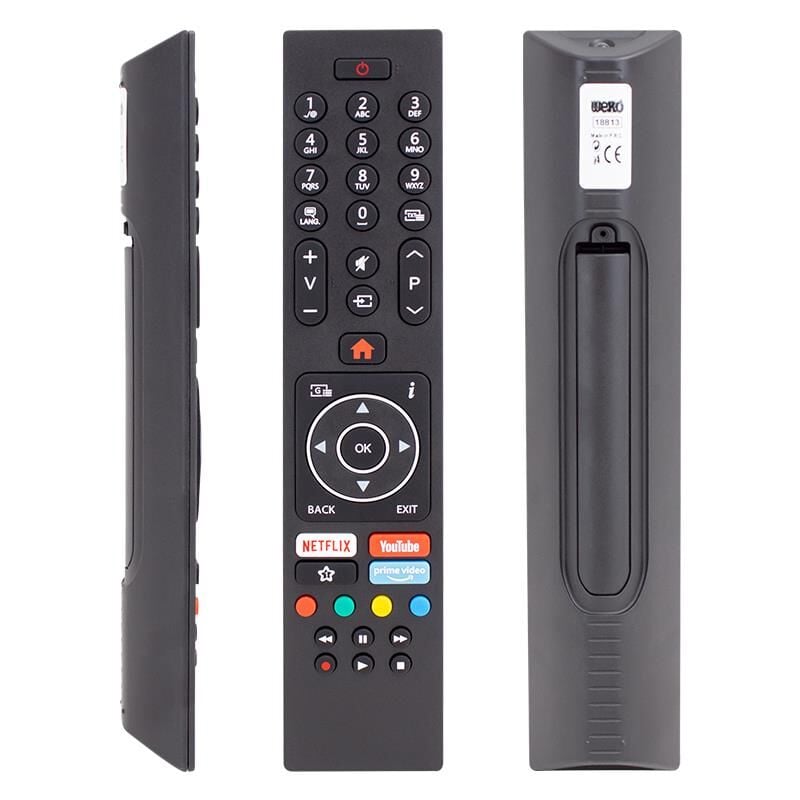 Weko Vestel RC43135P Netflix-Youtube-Prime Video Tuşlu LCD Led TV Kumanda