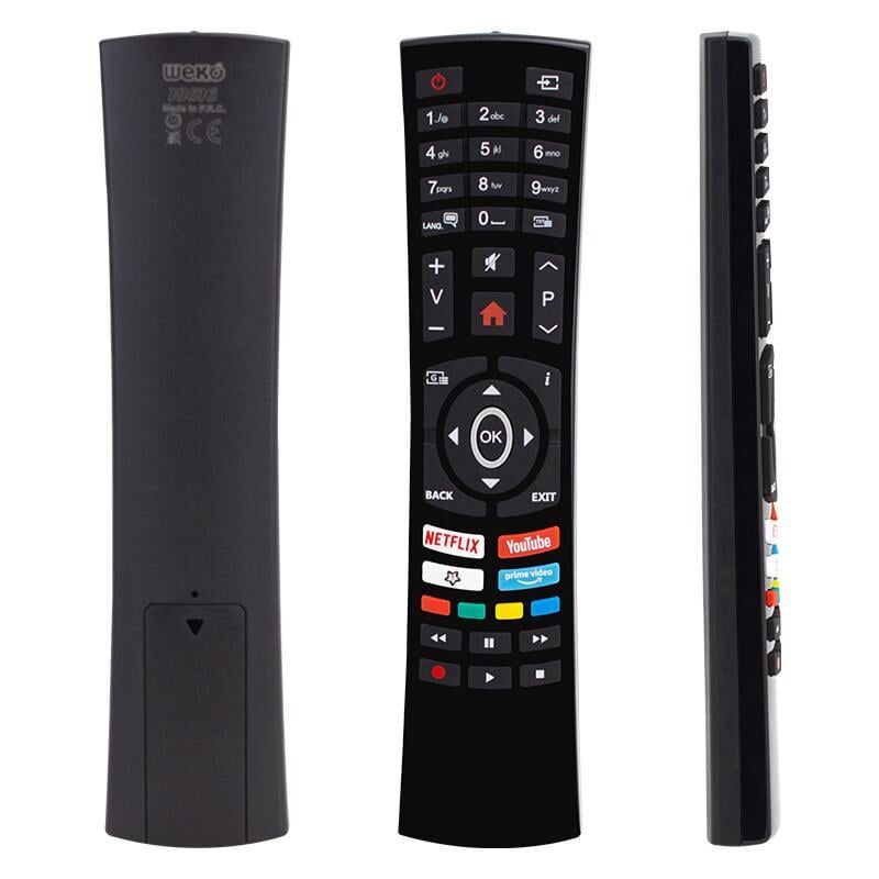 Ayt Weko Vestel RC4390P Hi-Level Netflix Youtube Prime Video Tuşlu Lcd Led Tv Kumandası Uzaktan Kumanda