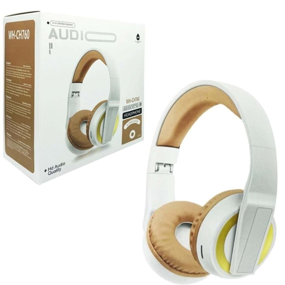 Magicvoice WH-CH760 Kablosuz Bluetooth Kulaküstü Tasarım Kulaklık Mikrofonlu Oyun Ve Müzik Kulaklığı