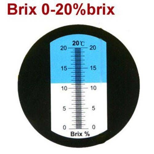 0-20 Şeker Yoğunluk Ölçer Brix Refraktometre