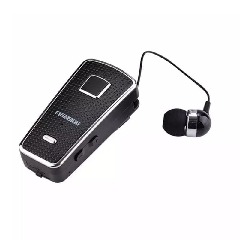 Fineblue Makaralı Bluetooth Kablosuz Kulaklık F-970 Çift Telefon Bağlanabilir Yaka Tipi Bluetooth Kulaklık