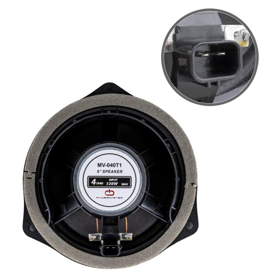 Magicvoice 16 Cm Oto Hoparlör 4 Ohm 120 Watt Üçgen Hoparlör Araç Kapı Hoparlörü