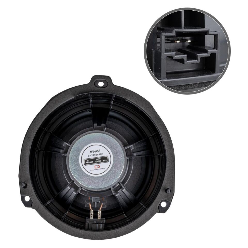 Magicvoice 16 Cm Oto Hoparlör 4 Ohm 120 Watt Tekli Audi Araç Kapı Hoparlörü