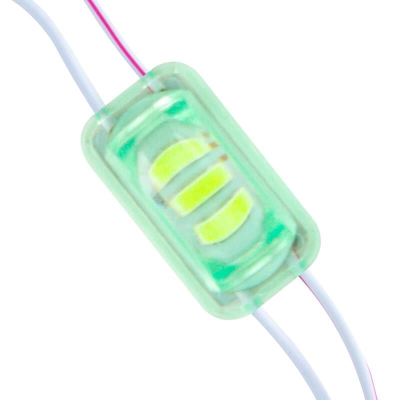 Powermaster 12 Volt 1.5 Watt Yeşil 2835 85 X 73 Mm  Lümen 180 Derece Mercekli Modül Led