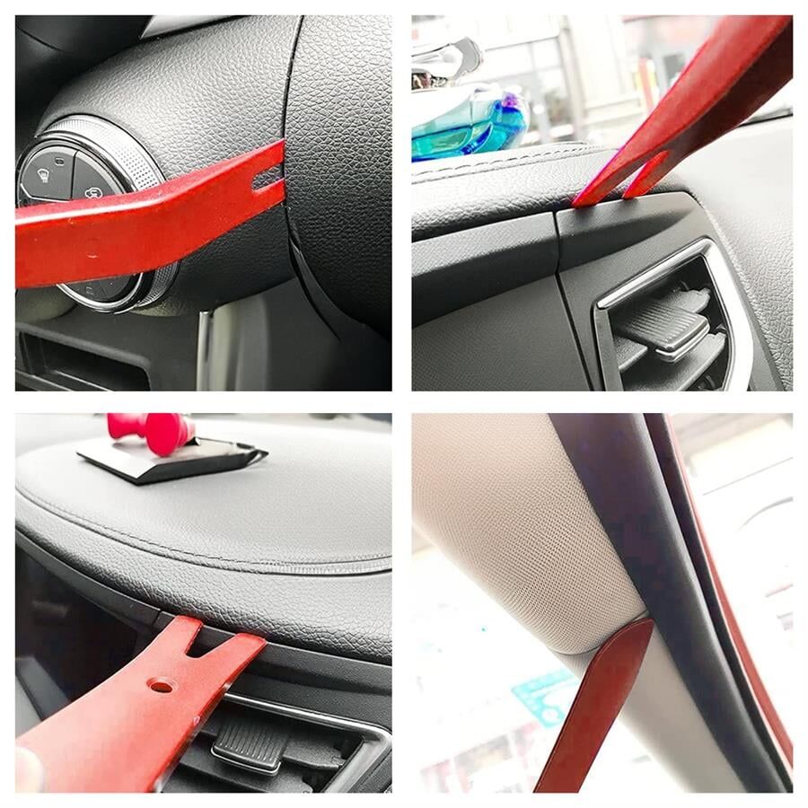 Ayt Carstar hm-798 Oto Araç İçi Ses Sistemi Lastik Sökme Kapı Düzeltme Çıkartma Aparatı Seti Torpido Sökücü