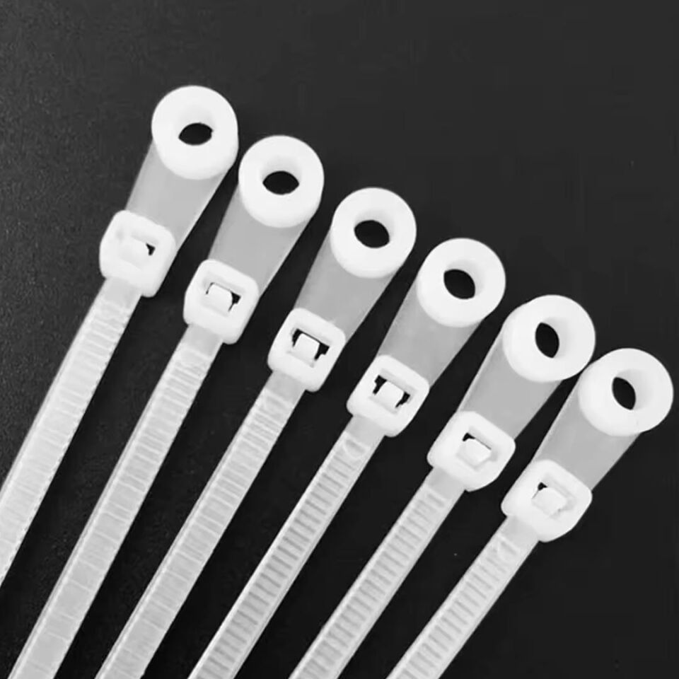 Ayt Powermaster PM-26329 Beyaz Delikli Kablo Bağı 2.5X100 Mm Klemens Cırt Cırt Klips