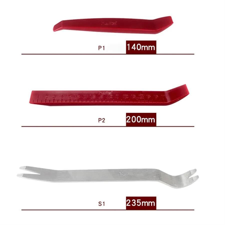 Ayt Carstar hm-1798 Oto Araç İçi Ses Sistemi Lastik Sökme Kapı Düzeltme Çıkartma Aparatı Seti Torpido Sökücü