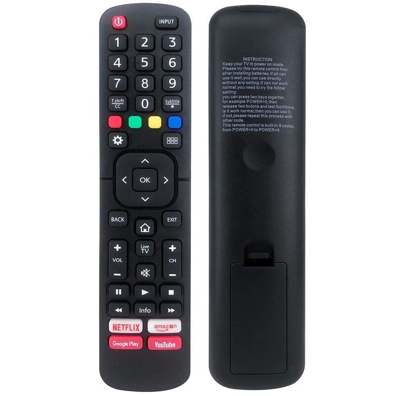 Weko Kl Hısense RM-L1335 Plus Netflıx Youtube Tuşlu Lcd Led Tv Kumanda