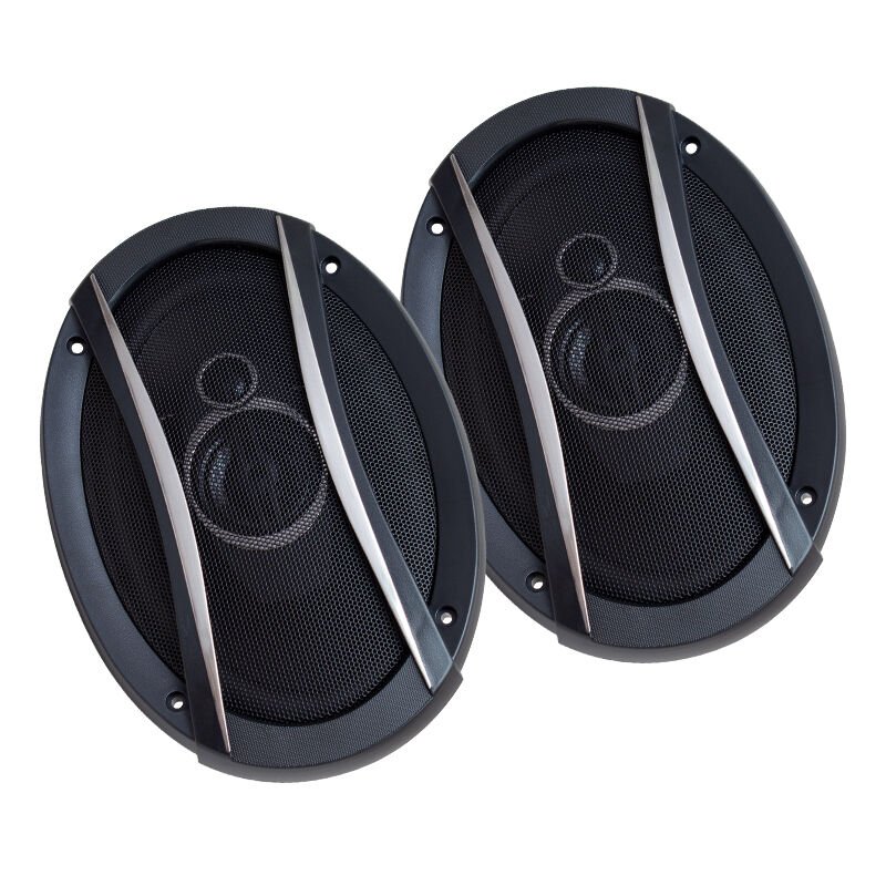 Leone HR-6935TW 1250 Watt 6 X 9 Kapaklı Çiftli Takım Oval Hoparlör 85 Lik Hoparlör