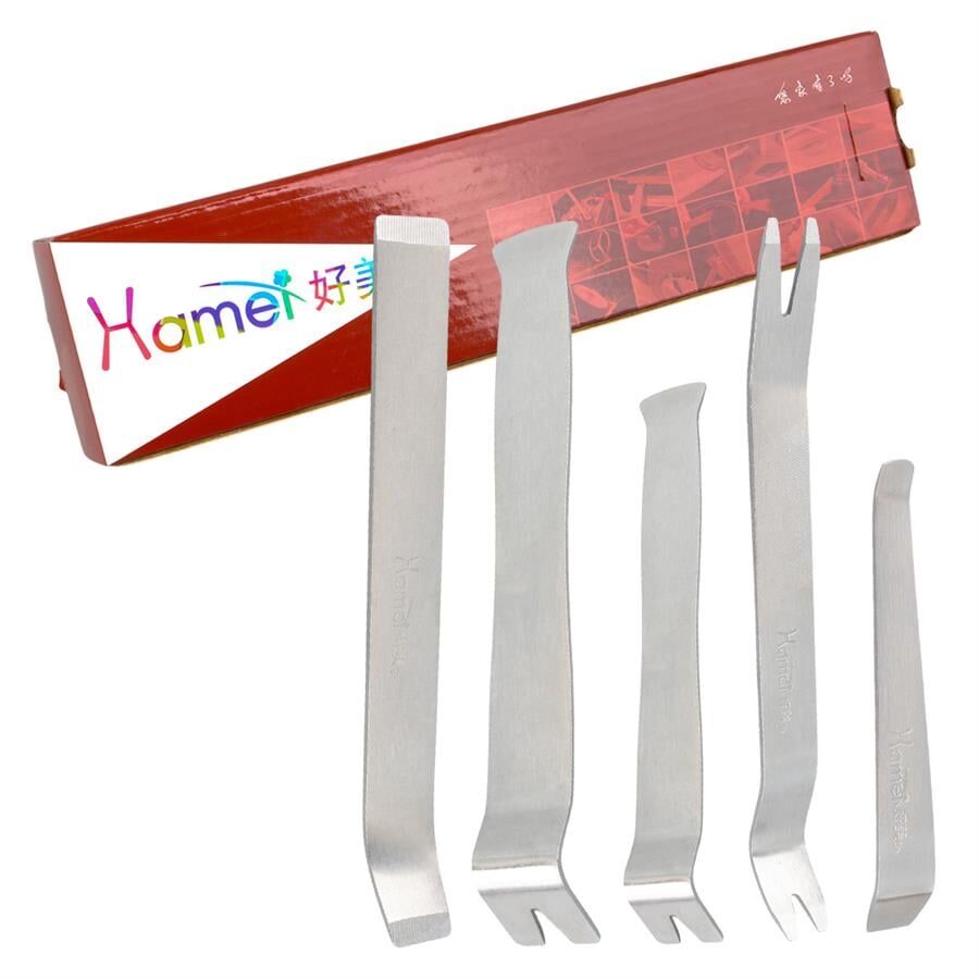 Ayt Carstar hm-598a Oto Araç İçi Ses Sistemi Lastik Sökme Kapı Düzeltme Çıkartma Aparatı Seti Torpido Sökücü