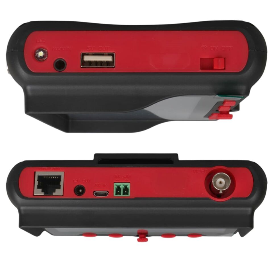 Magbox MG-4880 AHD+TVI+CVI+CVBS 8 MP Kamera 5 İnç Ekran Test Cihazı