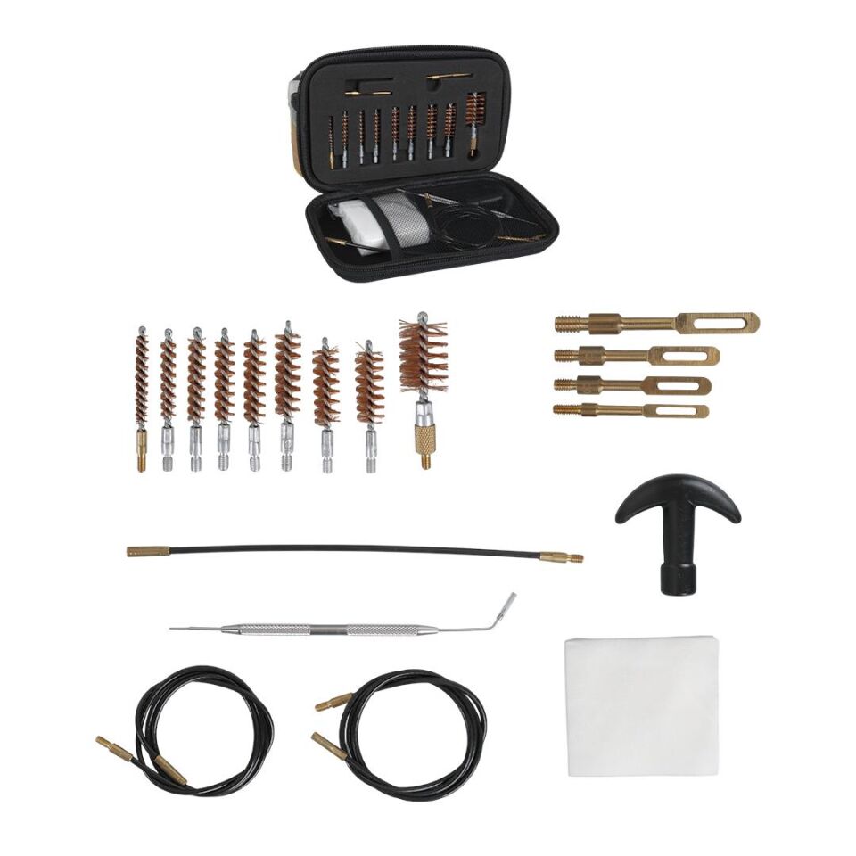 Ayt Sunup SN-25890 Çantalı Tabanca Temizleme Kiti Silah Temizleme Çubuğu Harbi