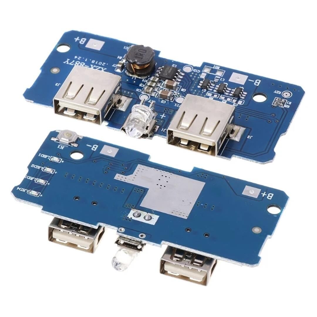 Weko Wk-24030 Lityum Batarya Mikro Usb İki Port 5 Volt2 Amper Powerbank Şarj Modülü Devresi