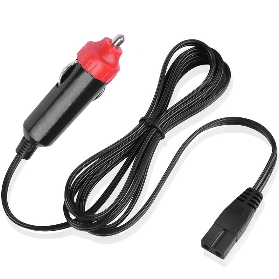 Powermaster 1.8 Metre Araç Oto Buzdolabı Kablosu 2x0.5Mm Çakmaklık Girişli 12 Volt Enerji Kablosu IC-246B-8