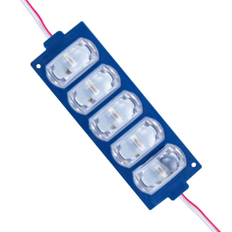 Powermaster 12 Volt 4 Watt Mavi 3030 10 X 53.8 Mm Lümen 180 Derece Mercekli Modül Led