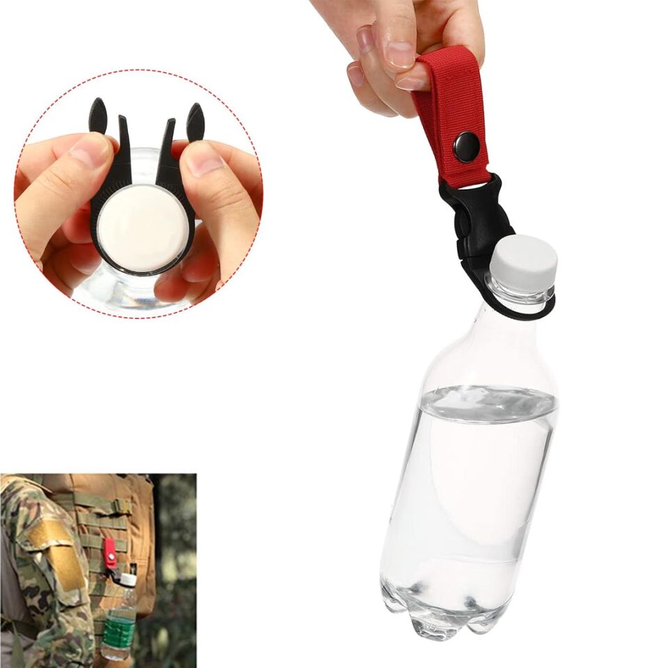 Ayt Sunup SN-25899 Klipsli Su Şişesi Taşıma Tokası Kancası Outdoor Dağcı Orman Malzemeleri Doğa Yürüyüş