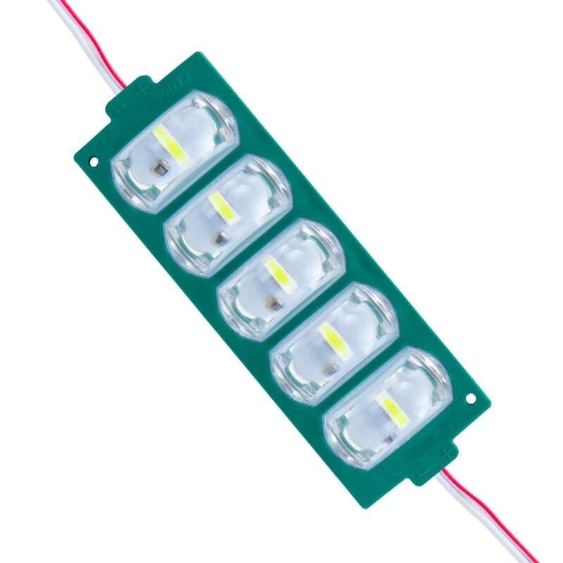 Powermaster 12 Volt 4 Watt Yeşil 3030 10 X 53.8 Mm Lümen 180 Derece Mercekli Modül Led