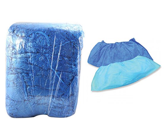 Ayt Galoş 1000 li Paket 1.Kalite Mavi Ayakkabı Saç İçin Uygun Hijyen Galoşu