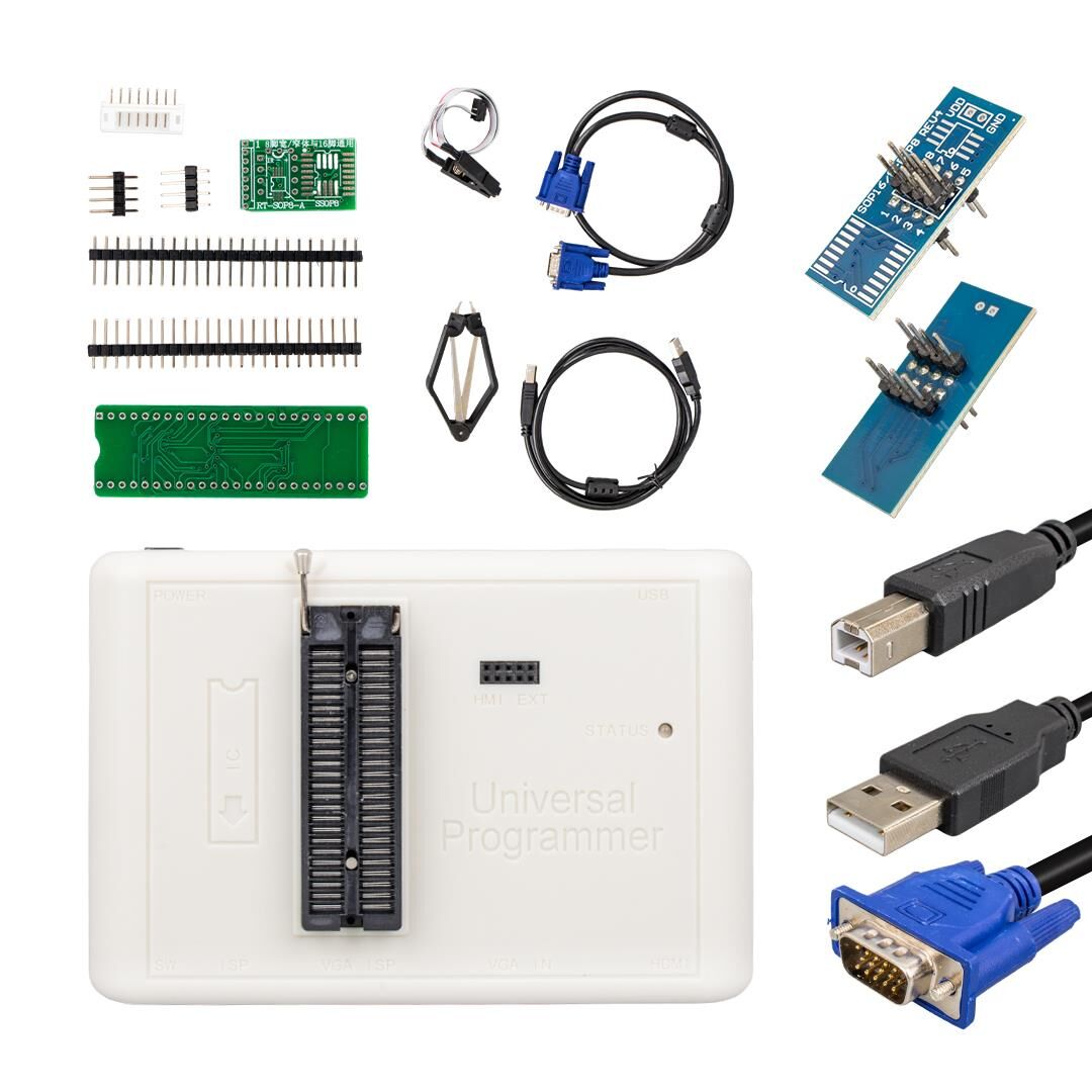 Ayt RT-809H 10 Soketli Universal Entegre Devre Programlayıcı TSOP48-NAND-EMMC-PLCC, ETC