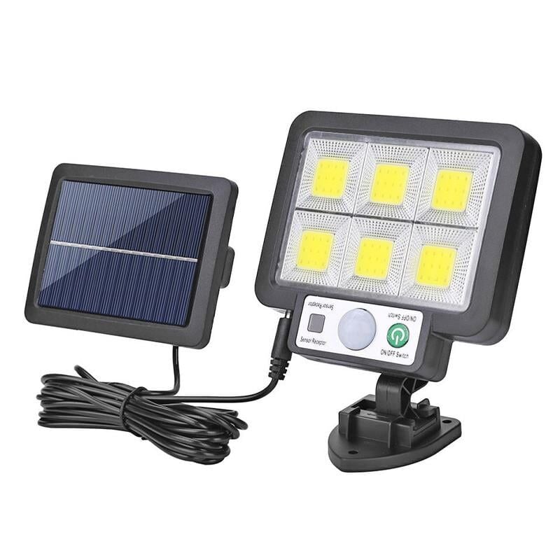 Ayt Powermaster JX-F72 Solar Güneş Enerji Panelli Hareket Sensörlü Üç Modlu Duvar Lambası Led Bahçe Aydınlatması Lamba