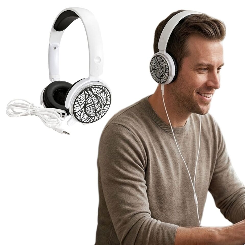 Philips SHM7110U Beyaz Kablolu Mikrofonlu Kulaklık