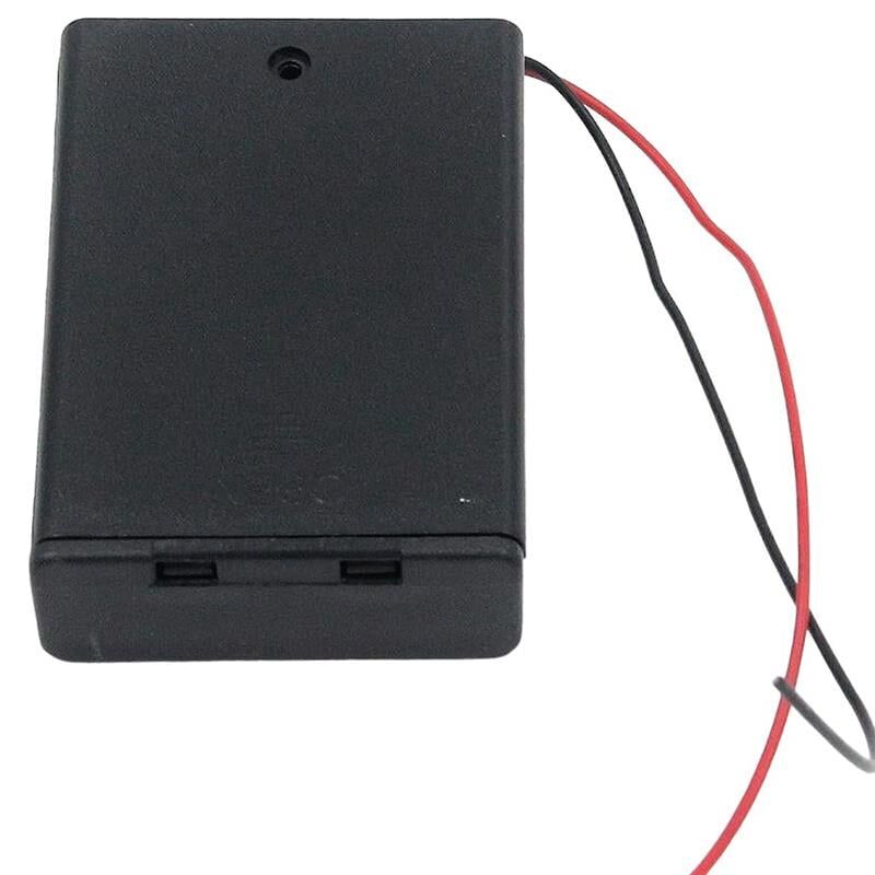 Powermaster 3 lü AA Kalep Pil Kapaklı Switch li Pil Yuvası Ardunio Deney İçin Pil Yuvası IC-233E