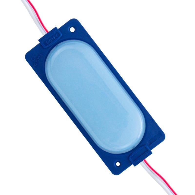 Powermaster 12 Volt 3 Watt Mavi 85 X 35 Mm  Lümen 140 Derece Cob Mercekli Modül Led