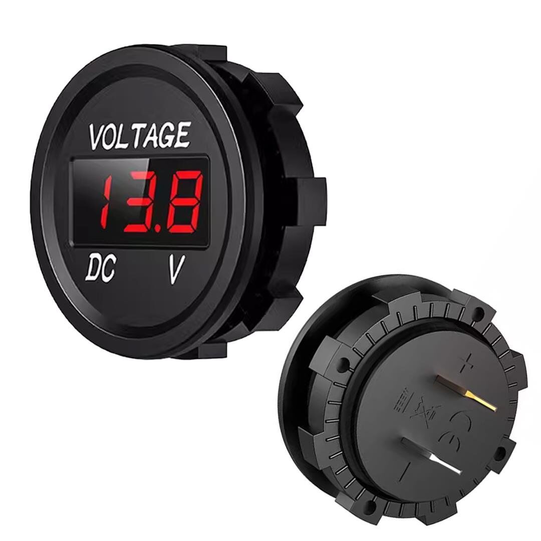 Ayt Powermaster IC-230D Voltmetre Ampermetre Pano Tip 6-32 Volt İç Çap 28 Mm Dış Çap 36.5 Mm