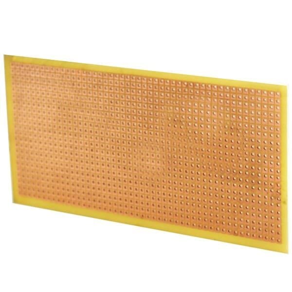 Plaket Delikli 6x13 Cm Bakır Pertinaks 60x130 Mm
