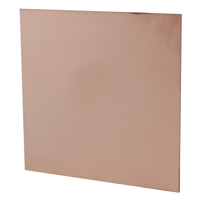 Ayt Plaket Delikli 10x10 Cm Bakır Pertinaks 100x100 Mm