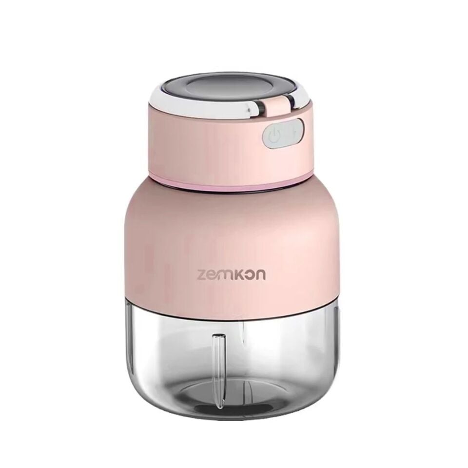 Ayt Sunup Zemkon G234A Taşınabilir Pembe Meyve Sıkacağı 800 Ml 10 Bıçaklı Meyva Sıkıcı