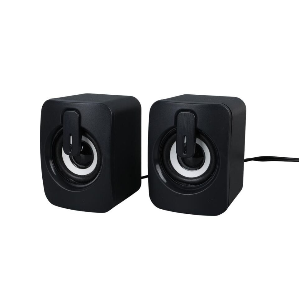 Ayt Magicvoice Mv-24836 2X3Watt Mini 1+1 Usb Hoparlör Pc Bilgisayar Hoparlörü Rgb Renkli Işıklı