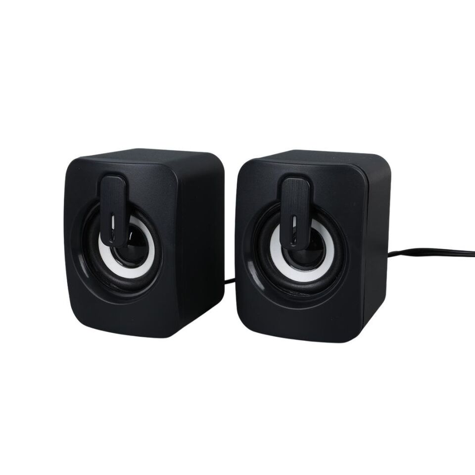 Ayt Magicvoice Mv-24836 2X3Watt Mini 1+1 Usb Hoparlör Pc Bilgisayar Hoparlörü Rgb Renkli Işıklı