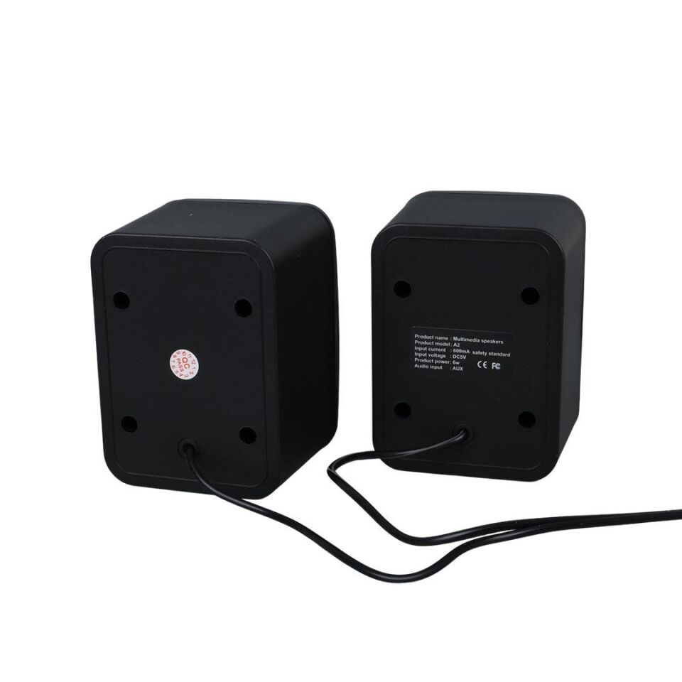 Ayt Magicvoice Mv-24836 2X3Watt Mini 1+1 Usb Hoparlör Pc Bilgisayar Hoparlörü Rgb Renkli Işıklı