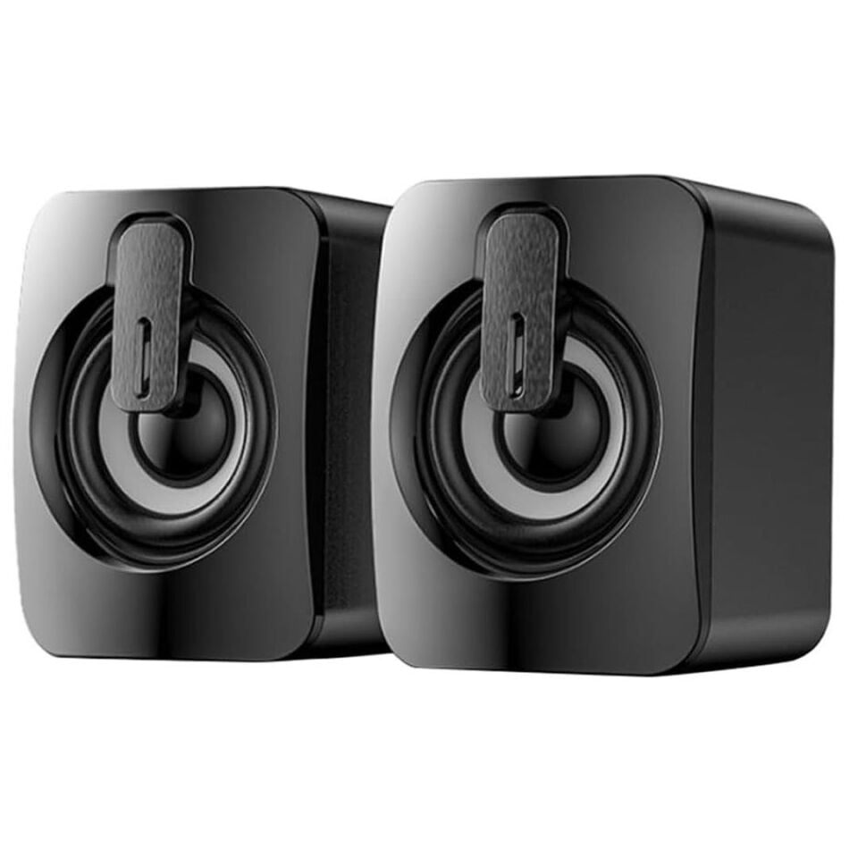 Ayt Magicvoice Mv-24836 2X3Watt Mini 1+1 Usb Hoparlör Pc Bilgisayar Hoparlörü Rgb Renkli Işıklı