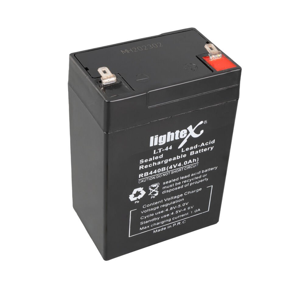 Ayt Lightex Lt-44 4 Volt 4 Amper Kuru Akü Işıldak Aküsü Yeni Tarihli Taze Akü