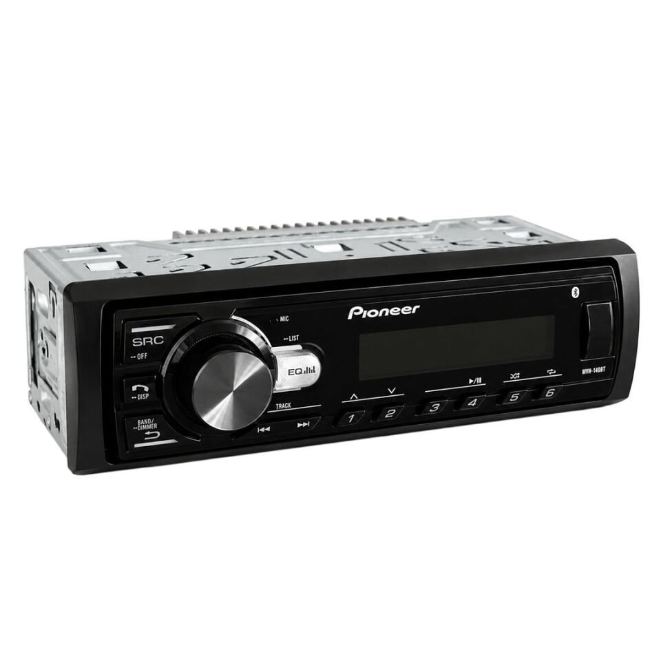 Pioneer MVH-140BT Usb Fm Aux Mp3 Bluetooth'lu Mekaniksiz Oto Teyp 4X50 Watt