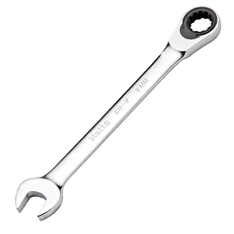 Retta 8 mm Cırcır Anahtar Açık Ve Cır Cırt Ağız Anahtar