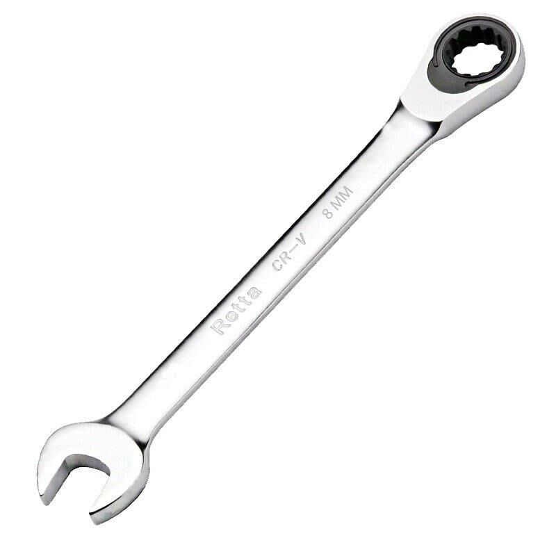 Retta 8 mm Cırcır Anahtar Açık Ve Cır Cırt Ağız Anahtar