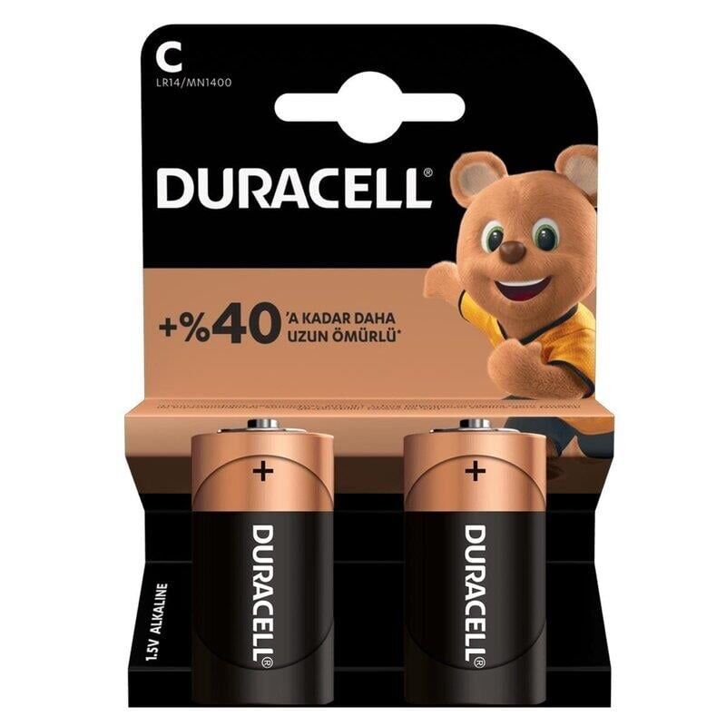 Duracell LR14 MN1400 C Orta Boy Pil 2'li Paket