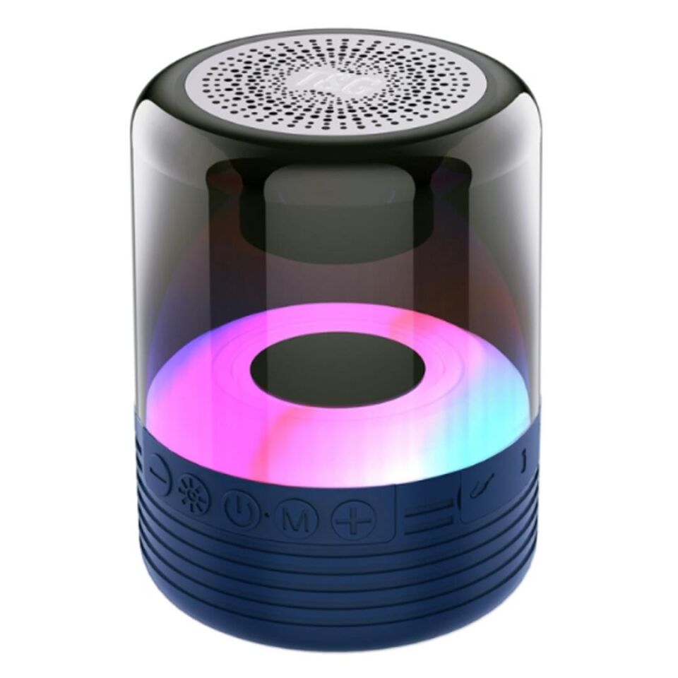 T&G TG369 Usb Sd Kart Fm Radyo Bluetooth Destekli Taşınabilir Rgb Işıklı Wireless Hoparlör Ses Bombası