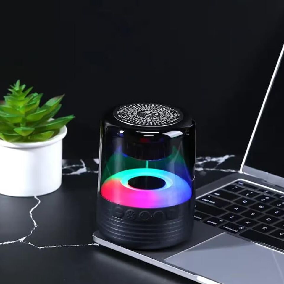 T&G TG369 Usb Sd Kart Fm Radyo Bluetooth Destekli Taşınabilir Rgb Işıklı Wireless Hoparlör Ses Bombası