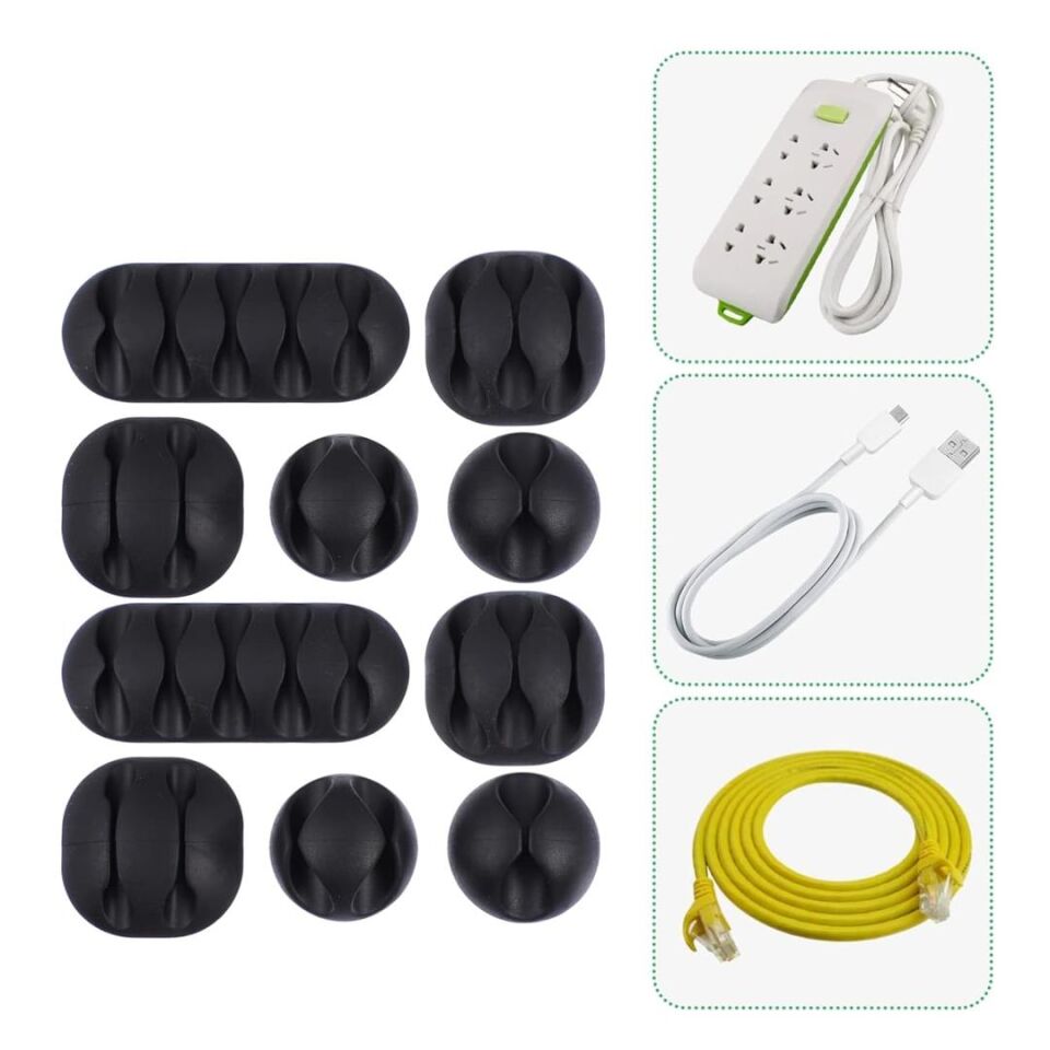 Ayt Pm-22778 10 Lu Kablo Düzenleyici Klips Kablo Toparlayıcı Klemens Kablo Toplayıcı