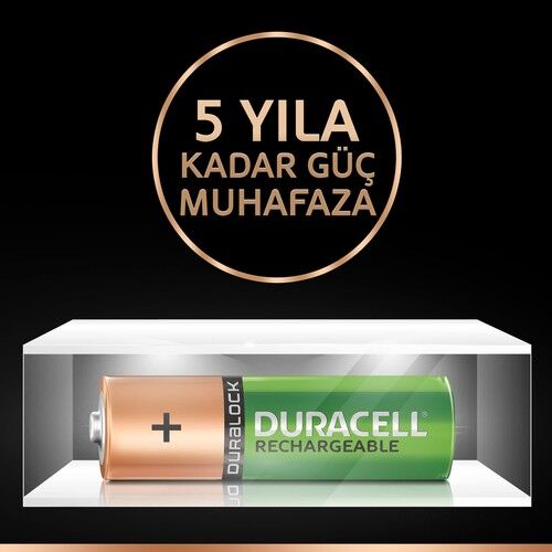 Duracell AA Şarjlı 2500 mA Pil
