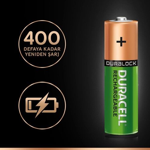 Duracell AA Şarjlı 2500 mA Pil