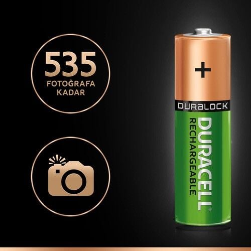 Duracell AA Şarjlı 2500 mA Pil